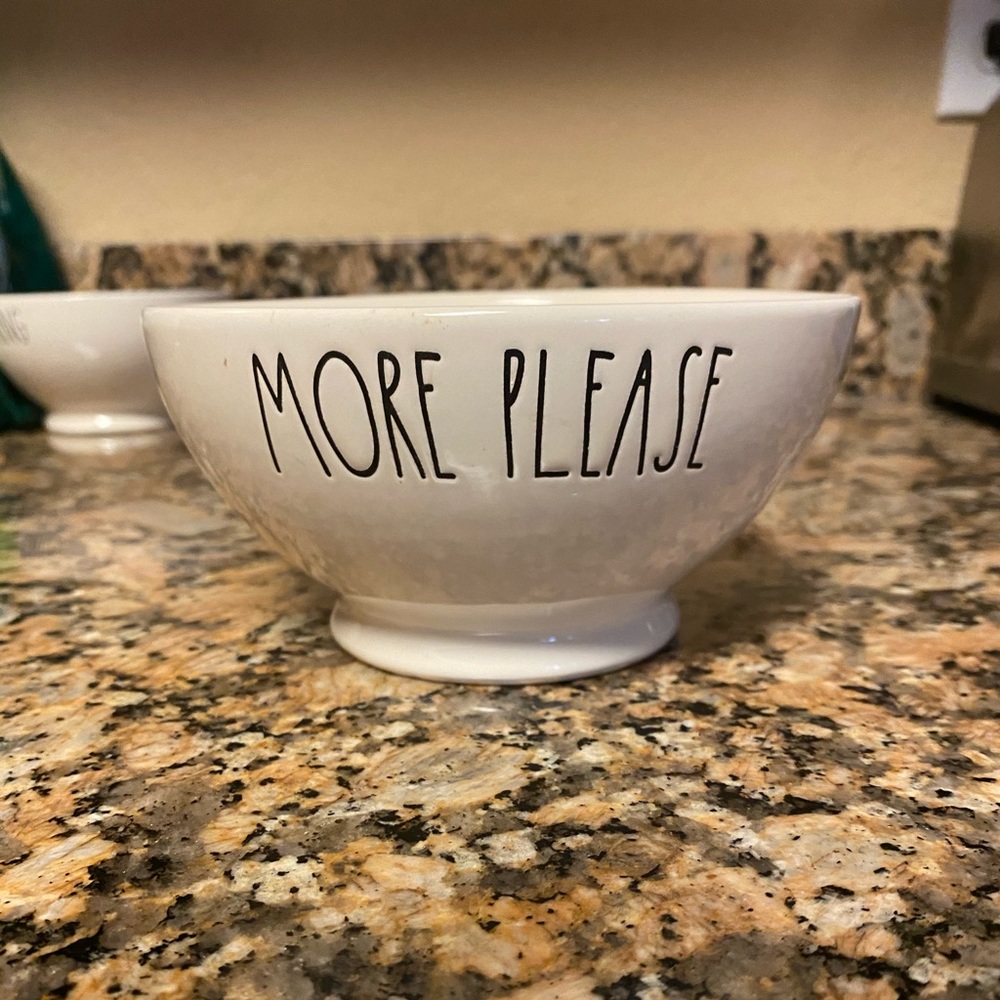 Rae Dunn More Please Cereal Bowl